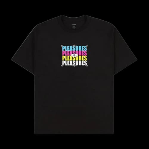 Pleasures CMYK T-Shirt 'Black'
