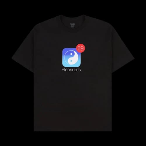 Pleasures Notify T-Shirt 'Black'