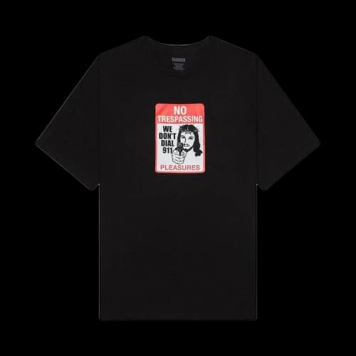 Pleasures Trespass T-Shirt 'Black'