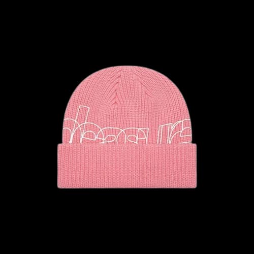Pleasures Outline Beanie 'Pink'
