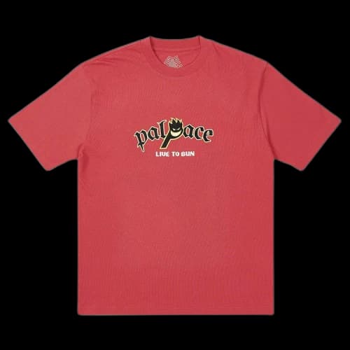 Palace x Spitfire P-Head T-Shirt 'Red'