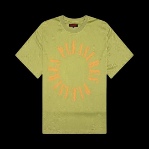 Pleasures Motive Mesh Shirt 'Olive'