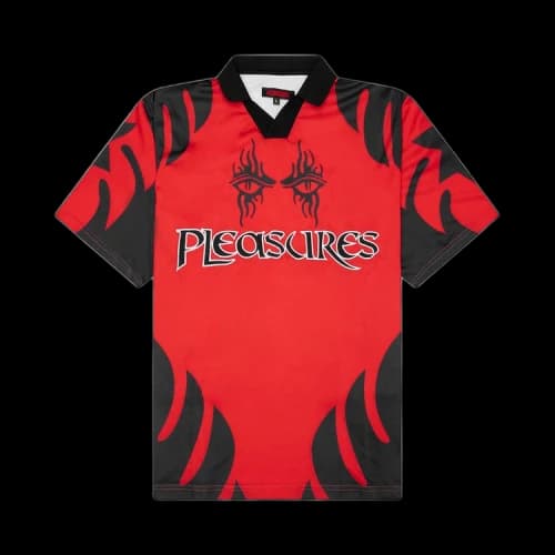 Pleasures Afterlife Soccer Jersey 'Red'