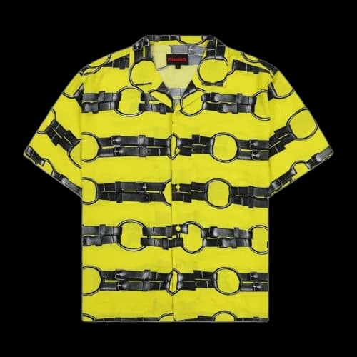 Pleasures Straps Button Down 'Yellow'