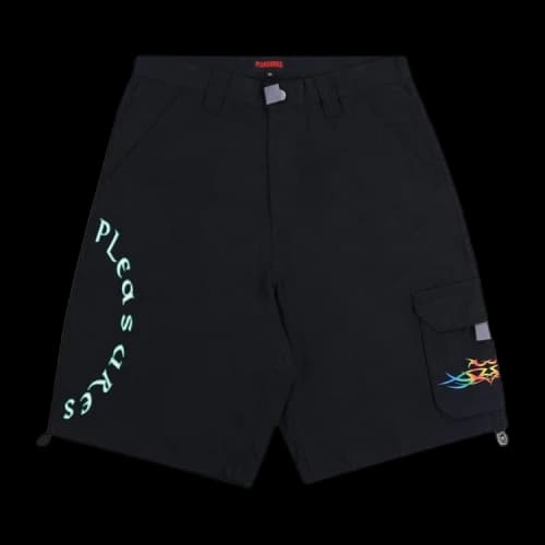 Pleasures Adventure Cargo Shorts 'Black'
