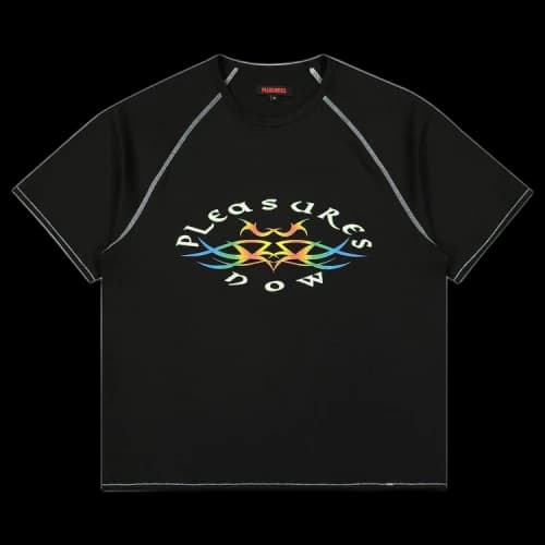 Pleasures Adventure Raglan Sport Shirt 'Black'