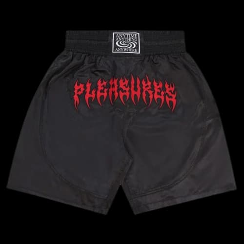 Pleasures Anywhere Muay Thai Shorts 'Black'