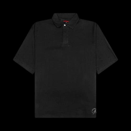 Pleasures Clarity Woven Polo 'Black'