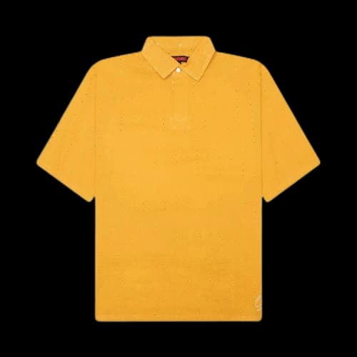 Pleasures Clarity Woven Polo 'Yellow'