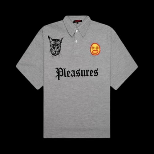 Pleasures Wyatt Boxy Polo 'Grey'