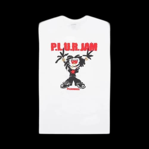 Pleasures P.L.U.R. Jam T-Shirt 'White'