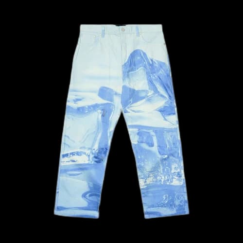 Palace Ultimate Chill Baggier Jean 'Crystalised Blue'