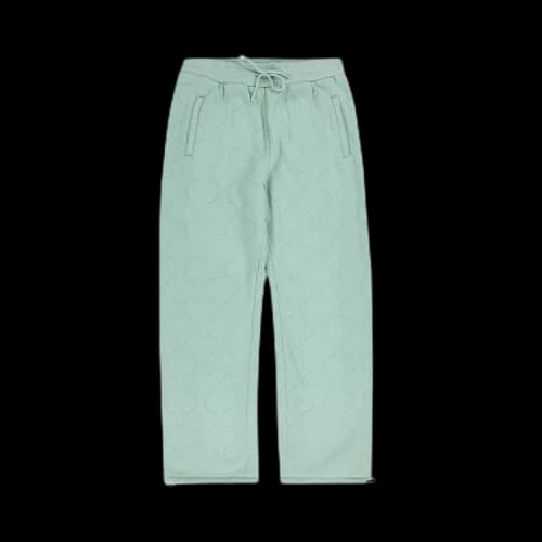 Pleasures Wave Quilted Easy Pants 'Matcha'