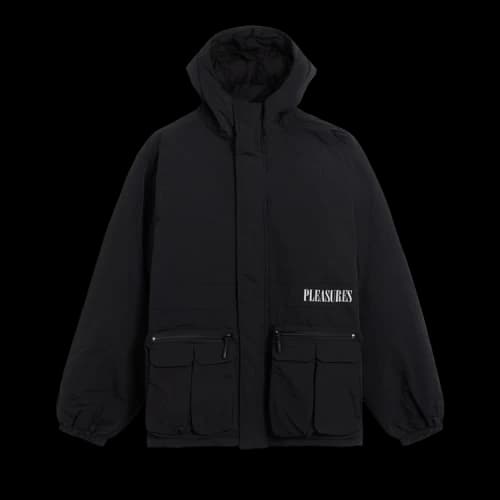 Pleasures Run Hooded Jacket 'Black'