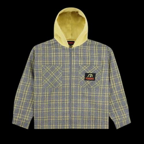 Pleasures Wolf Hooded Overshirt 'Grey'