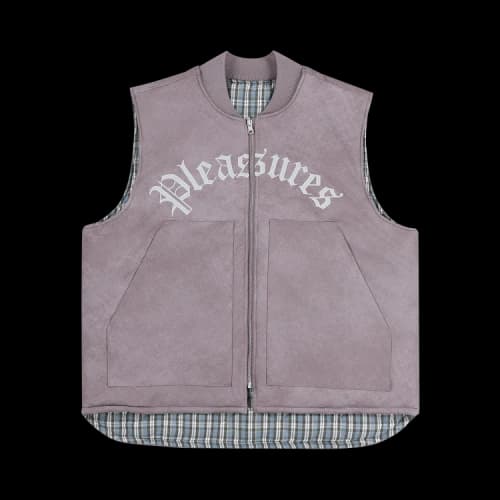 Pleasures Horns Reversible Vest 'Mauve'