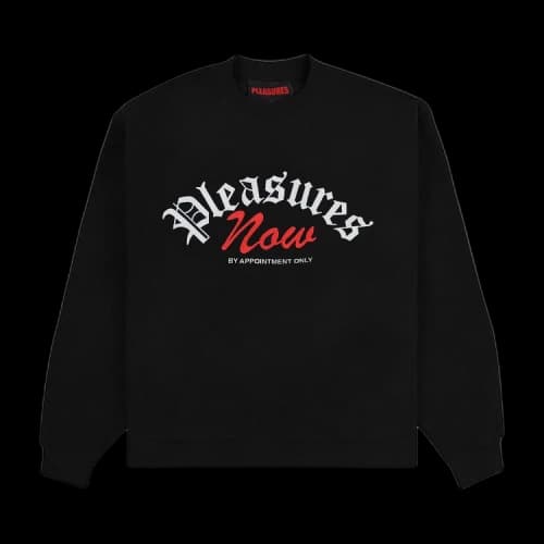 Pleasures Appointment Fleece Crewneck 'Black'