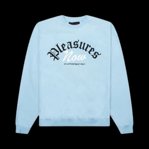 Pleasures Appointment Fleece Crewneck 'Slate'
