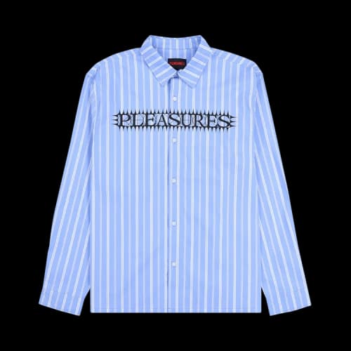 Pleasures Fetch Long-Sleeve Shirt 'Blue'