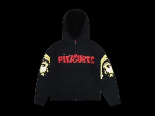 Pleasures Chosen Knitted Hoodie Black