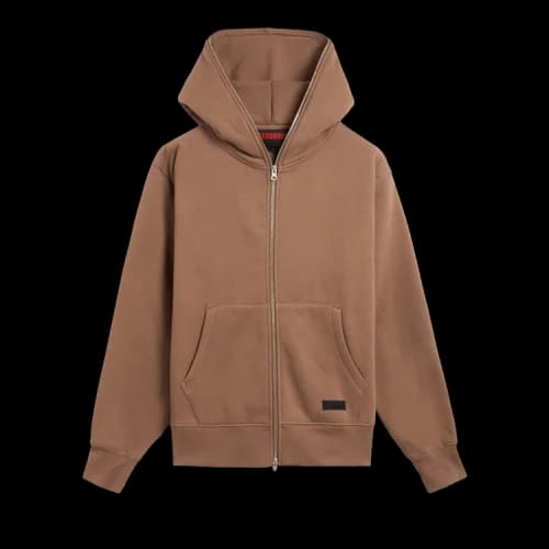 Pleasures Dragon Zip Hoodie 'Brown'