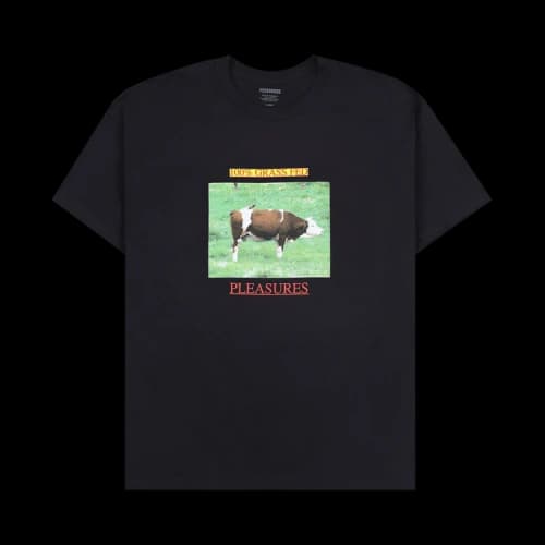 Pleasures Grass Fed T-Shirt 'Black'