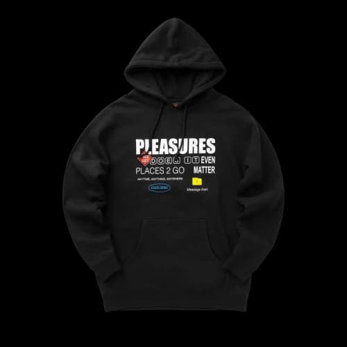 Pleasures Grass Fed Hoodie 'Black'