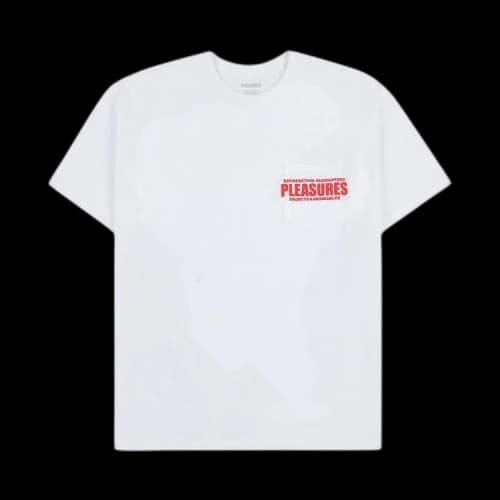 Pleasures Staff Pocket T-Shirt 'White'