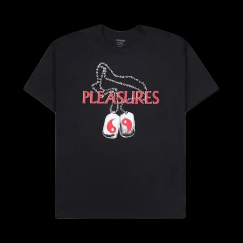 Pleasures Dog Tags T-Shirt 'Black'