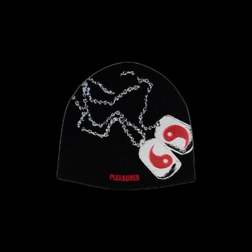 Pleasures Dog Tags Skully 'Black'