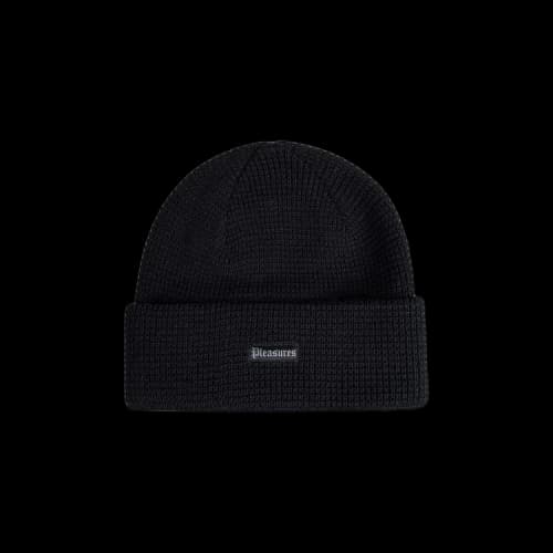 Pleasures Old E Waffle Beanie 'Black'