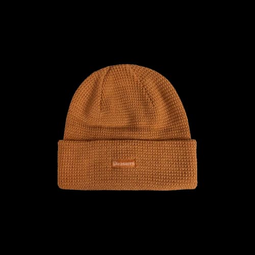 Pleasures Old E Waffle Beanie 'Rust'