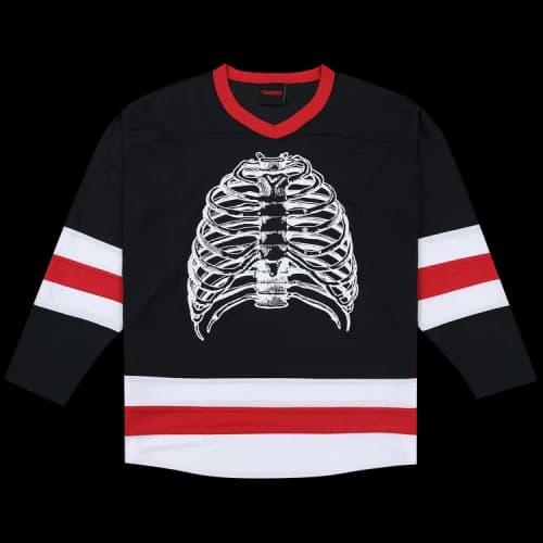 Pleasures Cage Hockey Jersey 'Black'