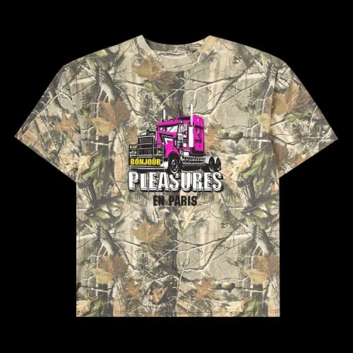 Pleasures Bonjour Fashion Week T-Shirt 'Camo'