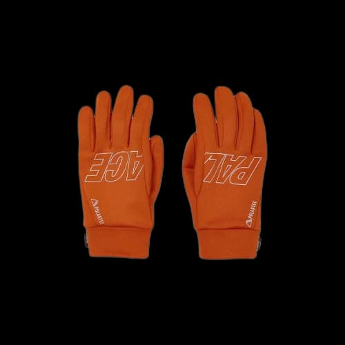 Palace Polartec Powerstretch Gloves 'Orange'