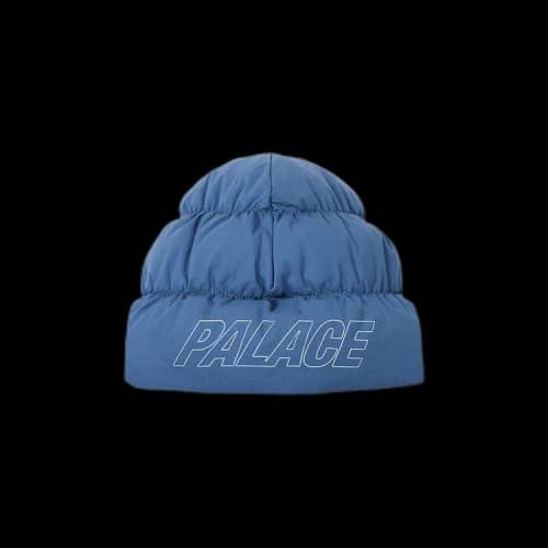 Palace Pertex Puffa Beanie 'Chill Blue'