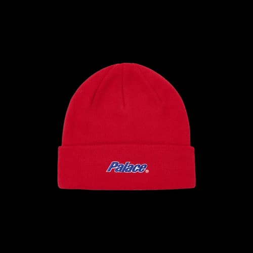 Palace Lowercase Cuff Beanie 'Truest Red'