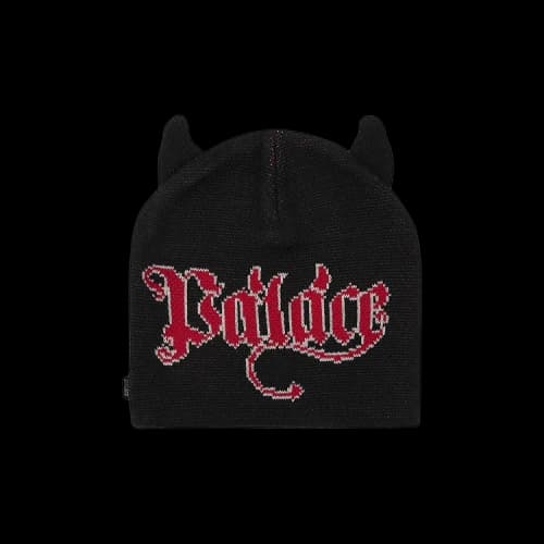 Palace Horny Nein Cuff Beanie 'Black'