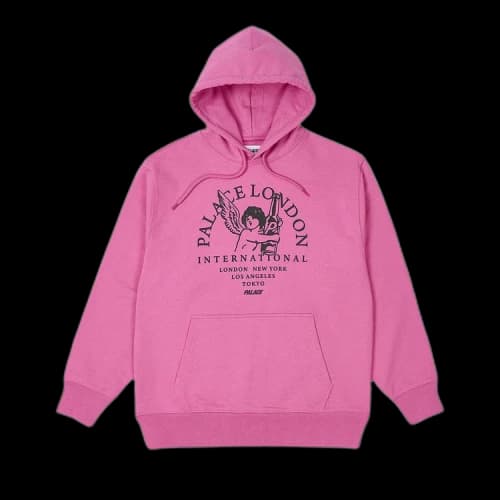 Palace International Hood 'Shock Pink'