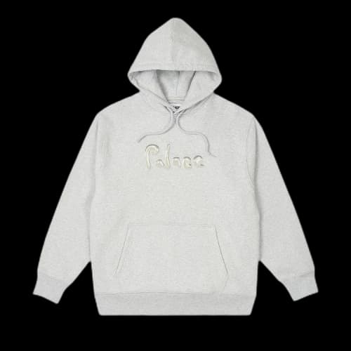 Palace Liquid Palace Hood 'Grey Marl'