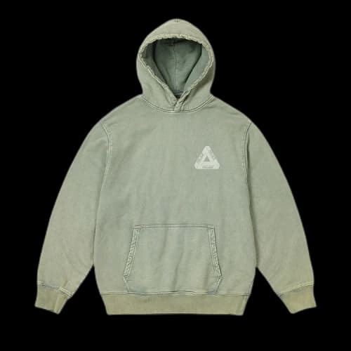 Palace Washed Out Tri-Ferg Hood 'Green'