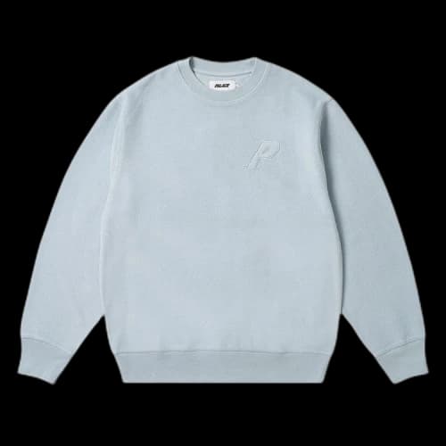 Palace Reverse P-3 Crew 'Chill Blue'