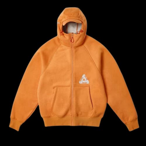 Palace Thermal Bonded Cap Hood 'Tiger Orange'