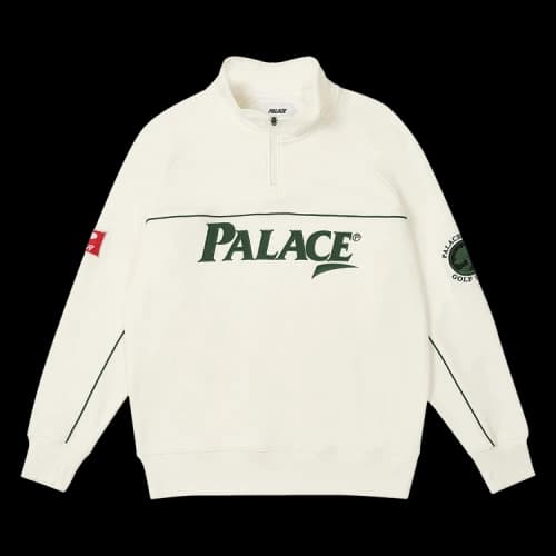 Palace Par 1/4 Zip Funnel 'White'