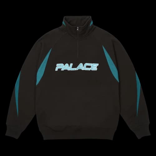 Palace Isn't It 1/4 Zip 'Black'