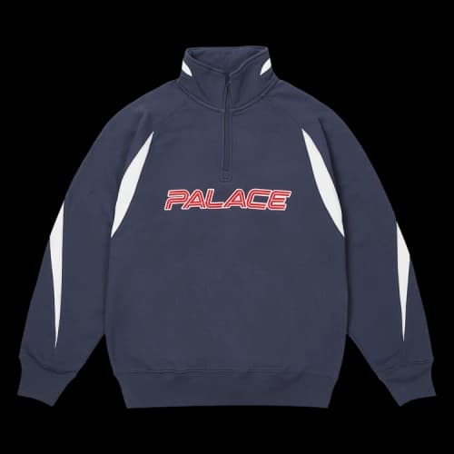Palace Isn't It 1/4 Zip 'Navy'