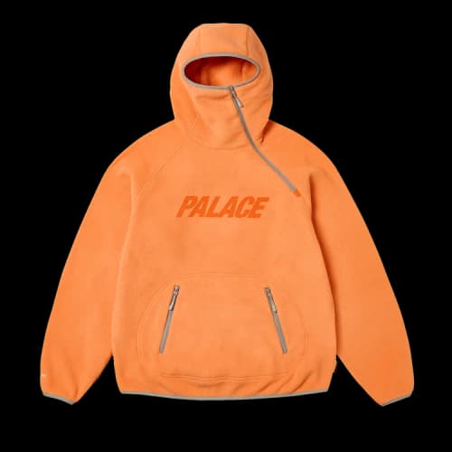 Palace Polartec Ninja Hood 'Tiger Orange'