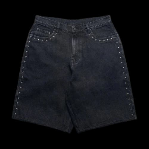 Pleasures Lucky Studded Jorts 'Black'