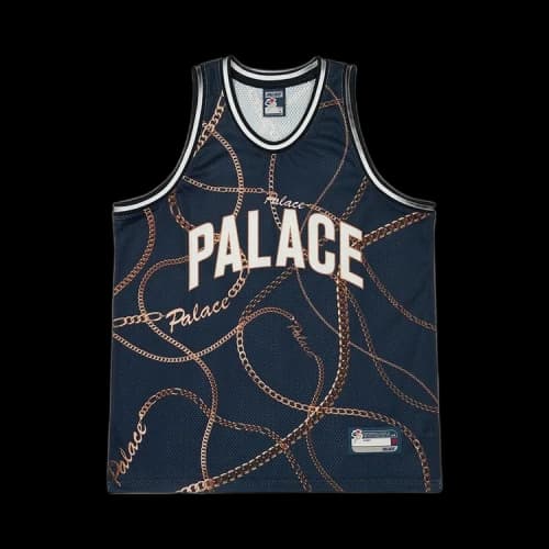 Palace Chain Basketball Vest 'Navy'
