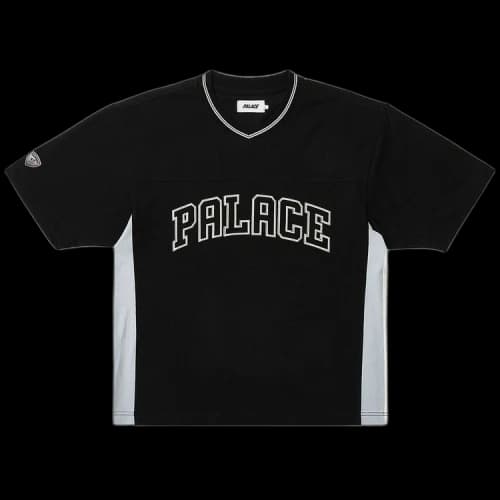Palace Panel V-Neck Jersey 'Black'